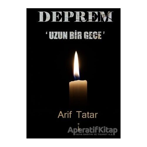 Deprem - Arif Tatar - İkinci Adam Yayınları