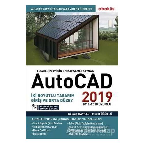 AutoCAD 2019 (Video Eğitim Seti) - Murat Öğütlü - Abaküs Kitap