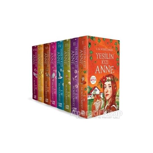 Yeşilin Kızı Anne (8 Kitap Takım) - Lucy Maud Montgomery - Dokuz Yayınları