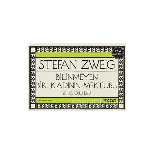 Bilinmeyen Bir Kadının Mektubu ve Üç Öykü Daha (Mini Kitap) - Stefan Zweig - Can Yayınları