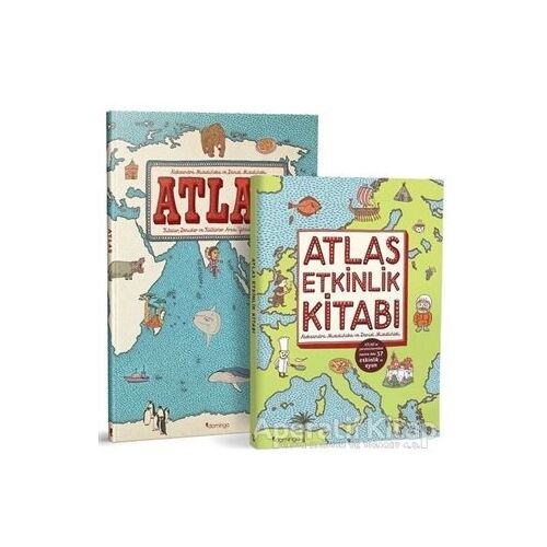 Atlas Set (Atlas + Atlas Etkinlik) - Daniel Mizielinska - Domingo Yayınevi