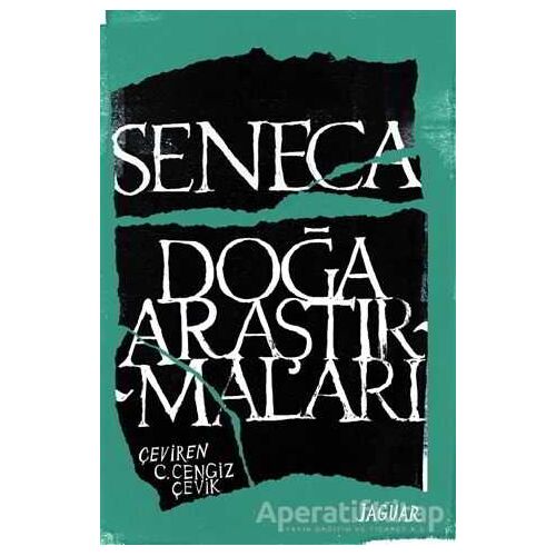 Doğa Araştırmaları - Lucius Annaeus Seneca - Jaguar Kitap