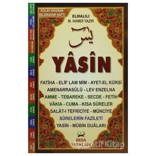 Yasin Tebareke Amme - Türkçe Okunuş ve Meali (Orta Boy, Kod: 107)