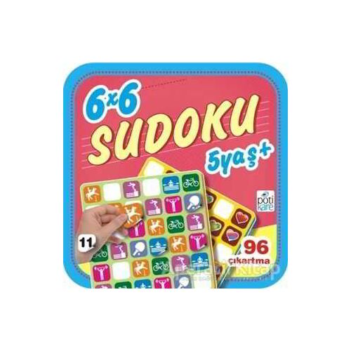6x6 Sudoku (11) - Kolektif - Pötikare Yayıncılık