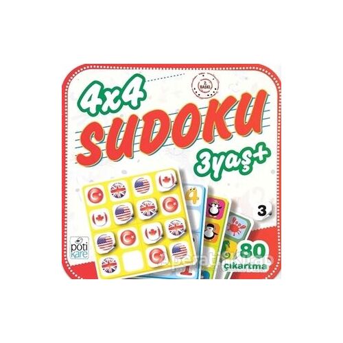 4x4 Sudoku (3) - Kolektif - Pötikare Yayıncılık