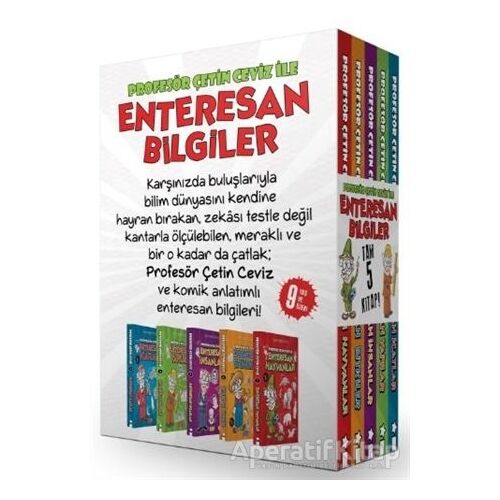 Enteresan Bilgiler Seti (5 Kitap Takım Kutulu) - Ayşe Saliha Emon - Acayip Kitaplar