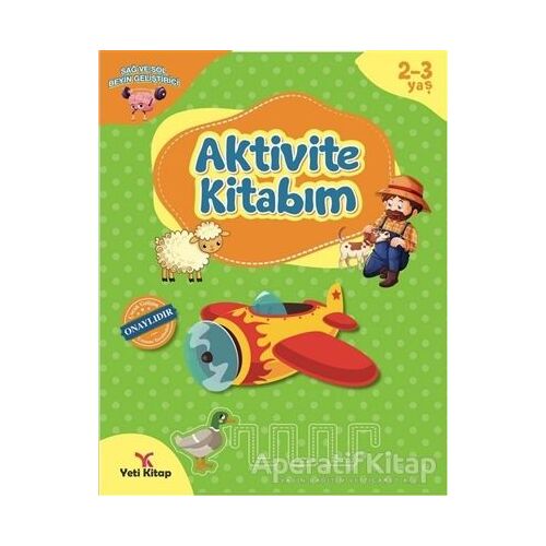 2-4 Yaş Aktivite Kitabım Evde Etkinlik Seti - Feyyaz Ulaş - Yeti Kitap