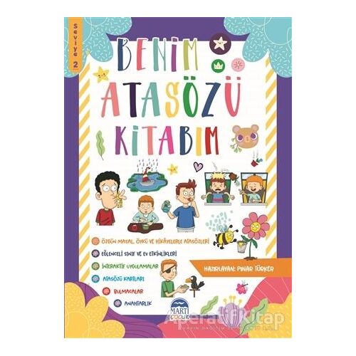 Benim Atasözü Kitabım - Seviye 2 - Pınar Türker - Martı Çocuk Yayınları