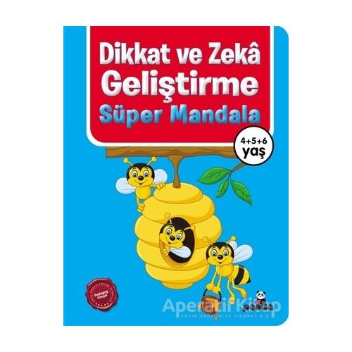 Dikkat ve Zeka Geliştirme - Süper Mandala - Kolektif - Beyaz Panda Yayınları