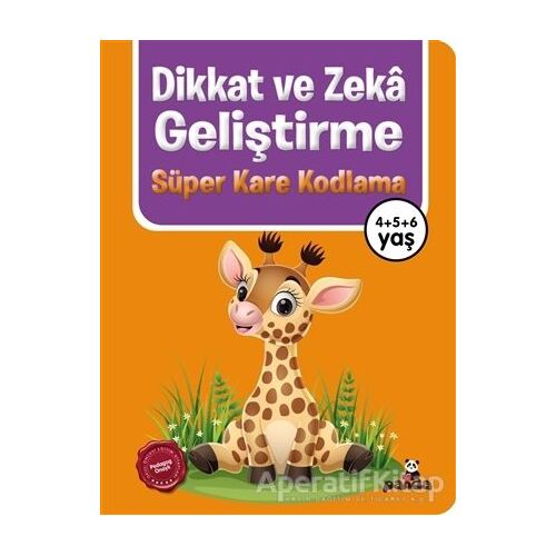 Dikkat ve Zekâ Geliştirme – Kare Kodlama - Kolektif - Beyaz Panda Yayınları