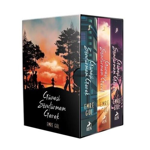 Güneşi Söndürmem Gerek - 3 Kitap Kutulu Set - Emre Gül - Ren Kitap