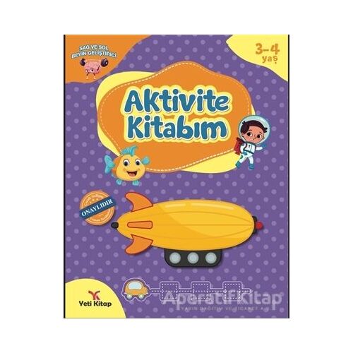 3-4 Yaş Aktivite Kitabım - Feyyaz Ulaş - Yeti Kitap