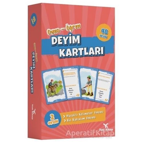 Deyim Kartları - Oyna-Öğren - Feyyaz Ulaş - Yeti Kitap