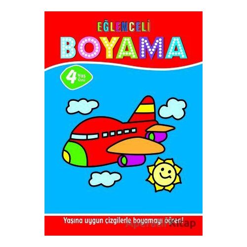 Eğlenceli Boyama 2 - 4 Yaş Üstü 4lü Pastel Boya Hediyeli - Muhammet Cüneyt Özcan - Parıltı Yayınları