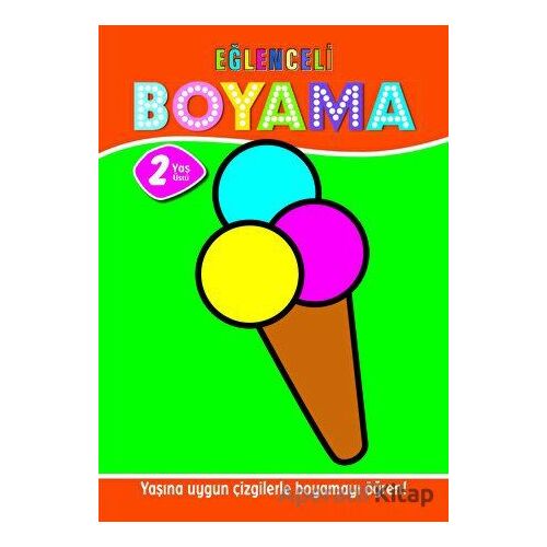 Eğlenceli Boyama - 2 Yaş Üstü 4lü Pastel Boya Hediyeli - Muhammet Cüneyt Özcan - Parıltı Yayınları