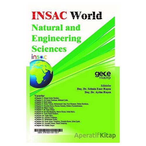 INSAC World Natural and Engineering Sciences - Kolektif - Gece Kitaplığı