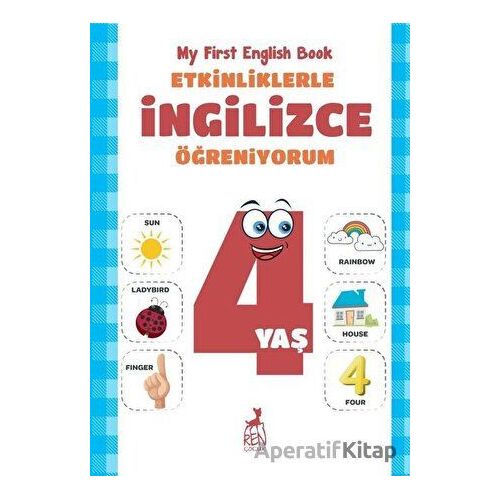 Etkinliklerle İngilizce Öğreniyorum 4 Yaş - Merve Almalı - Ren Çocuk