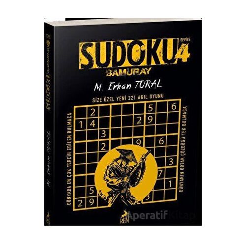 Samuray Sudoku 4 - Mustafa Erhan Tural - Ren Kitap