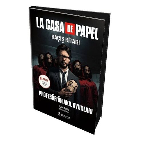 La Casa De Papel Kaçış Kitabı - Profesörün Akıl Oyunları (Ciltli) (Maske Hediyeli)