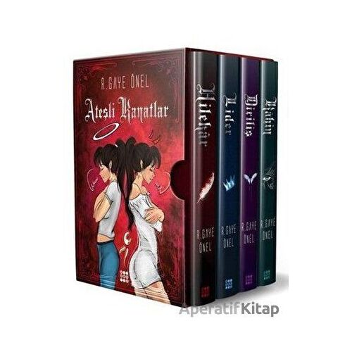 Ateşli Kanatlar Serisi (Kutulu 4 Kitap Takım) - R. Gaye Önel - Dokuz Yayınları