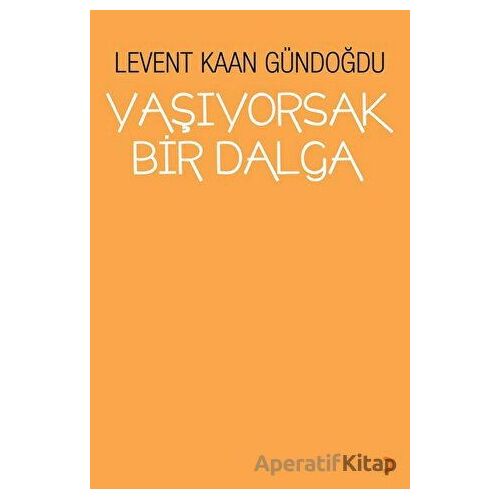 Yaşıyorsak Bir Dalga - Levent Kaan Gündoğdu - Cinius Yayınları