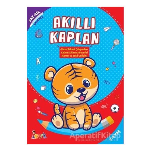 Akıllı Kaplan - Yaz-Sil Kalemli - Kolektif - Bıcırık Yayınları