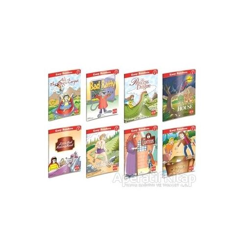 Easy Readers Level 1 - İngilizce Hikayeler 8li Set - Kolektif - MK Publications