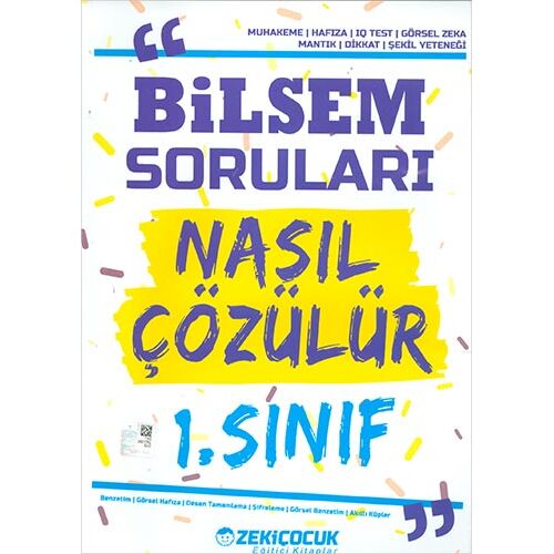 1.Sınıf Bilsem Soruları Nasıl Çözülür Zeki Çocuk Yayınları