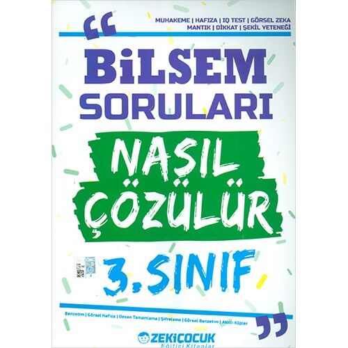 3.Sınıf Bilsem Soruları Nasıl Çözülür Zeki Çocuk Yayınları