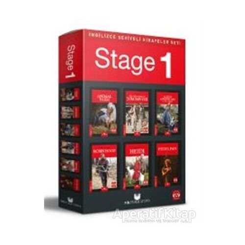 İngilizce Hikaye Seti Stage 1 (6 Kitap Takım) - Kolektif - MK Publications