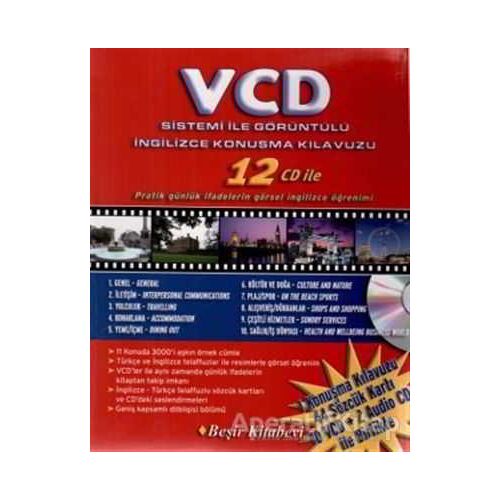 VCD Sistemi ile Görüntülü İngilizce Konuşma Kılavuzu (12 CD ile) - Metin Yurtbaşı - Beşir Kitabevi