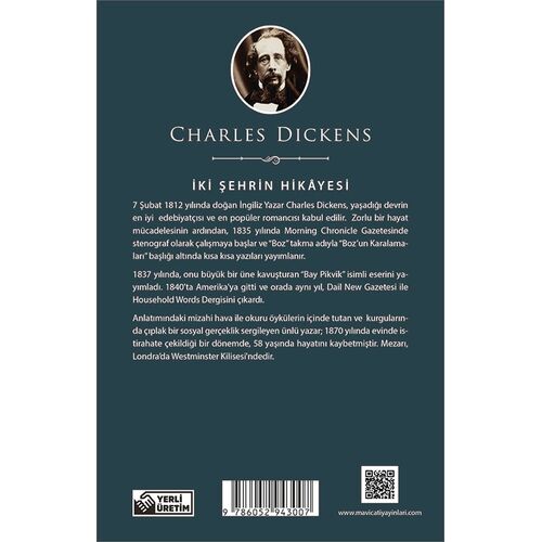 İki Şehrin Hikayesi - Charles Dickens - Maviçatı (Dünya Klasikleri)