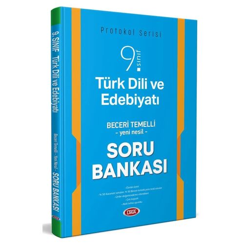 Data 9. Sınıf Türk Dili ve Edebiyatı Beceri Temelli Soru Bankası (Protokol Serisi)