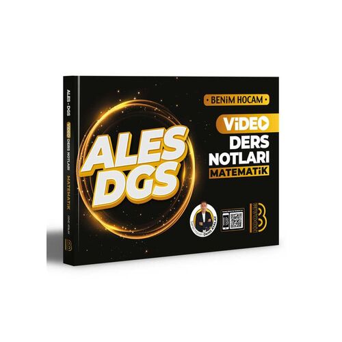 Benim Hocam 2024 ALES DGS Matematik Video Ders Notları