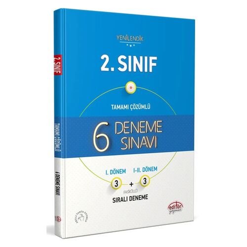 Editör 2. Sınıf Tamamı Çözümlü 6 Deneme Sınavı Fasiküllü