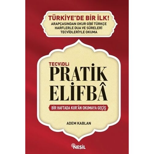 Tecvidli Pratik Elif Ba - Adem Kablan - Nesil Yayınları