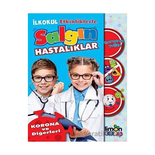 İlkokul Etkinliklerle Salgın Hastalıklar - Korona ve Diğerleri - Kolektif - limonKIDS