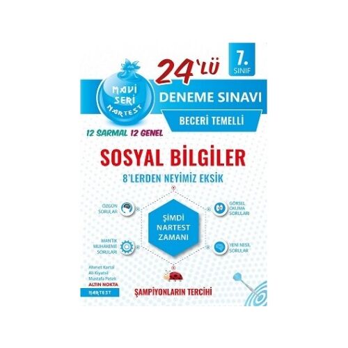 Nartest 7.Sınıf Sosyal Bilgiler 24lü Deneme Sınavı