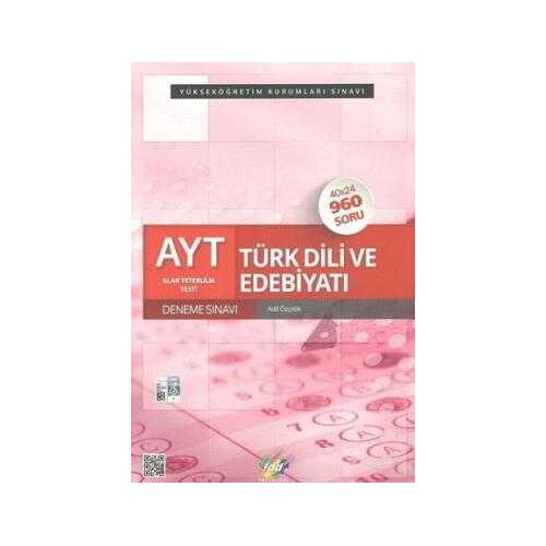 FDD AYT Türk Dili ve Edebiyatı 40x24 Deneme Sınavı