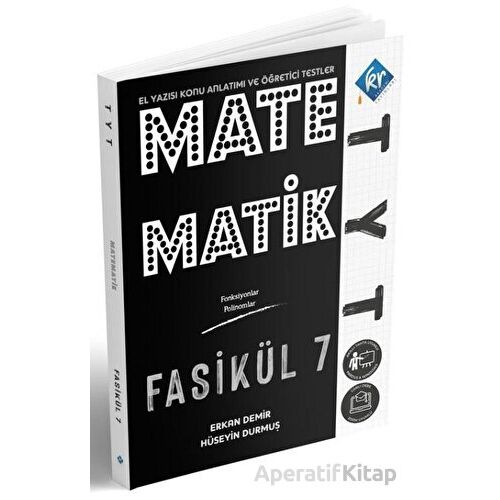 KR Akademi TYT Matematik El Yazısı Konu Anlatımlı 7. Fasikül