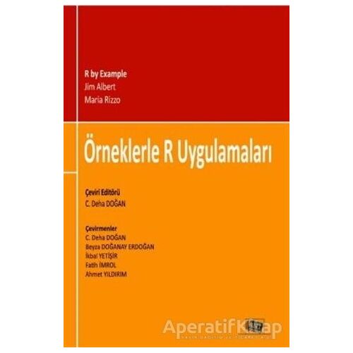 Örneklerle R Uygulamaları - Jim Albert - Anı Yayıncılık