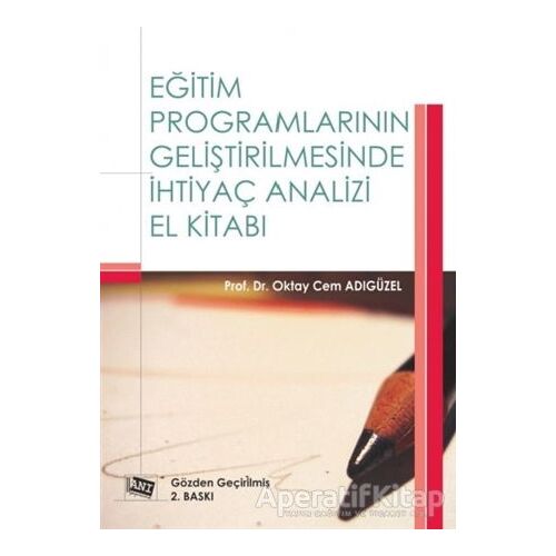 Eğitim Programlarının Geliştirilmesinde İhtiyaç Analizi El Kitabı