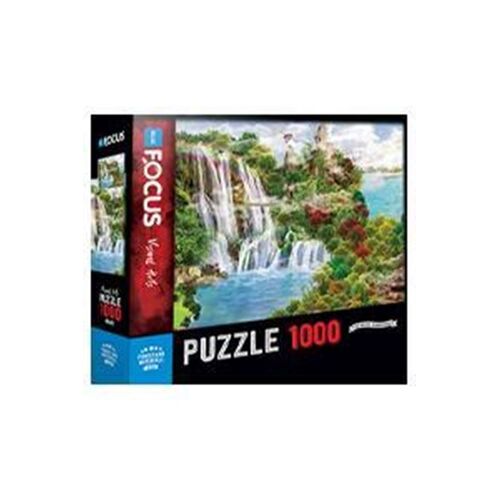 Forest And Waterfall Orman Ve Şelale 1000 Parça Blue Focus Games