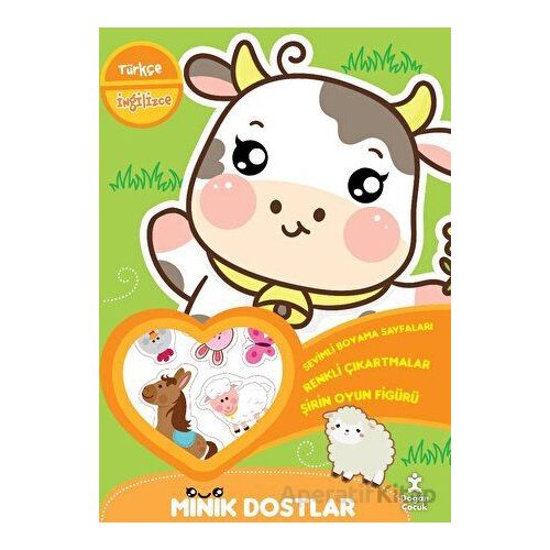 Minik Dostlar - Çiftlikte Oyun Boyama Kitabı - Kolektif - Doğan Çocuk