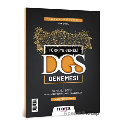 2024 Türkiye Geneli Sayısal Sözel Yeni Sınav Müfredatına Uygun DGS Deneme Marka Yayınları