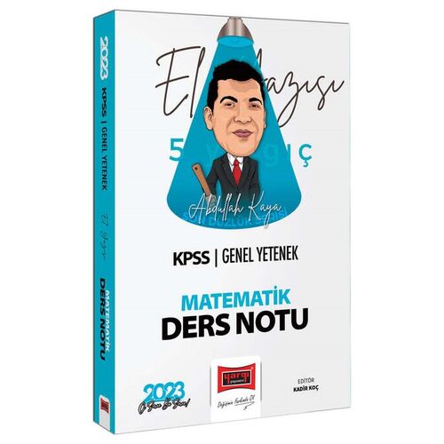 Yargı 2023 KPSS Genel Yetenek Son Düzlük El Yazısı İle Matematik Ders Notu