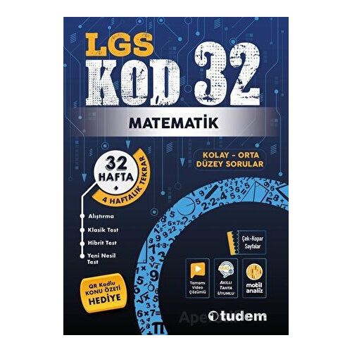 Lgs Matematik KOD 32 Tudem Yayınları - Kolektif - Tudem Yayınları
