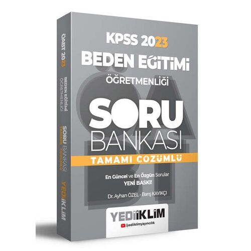 Yediiklim 2023 ÖABT Beden Eğitimi Öğretmenliği Spor Kütüphanesi Tamamı Çözümlü Soru Bankası