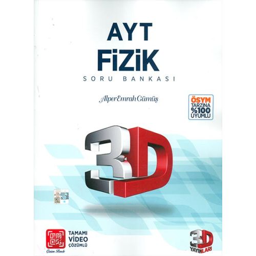 AYT Fizik Soru Bankası 3D Yayınları 9786051949543