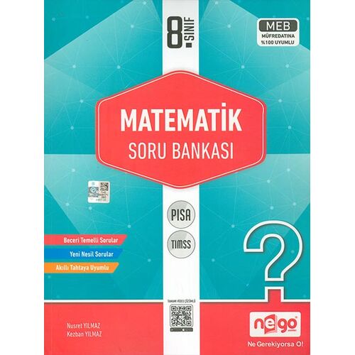 8.Sınıf Matematik Soru Bankası Nego Yayınları